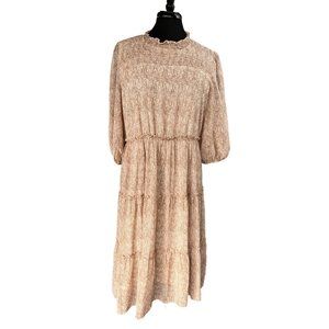 Baltic Born Veronica camel print maxi dress size 3XL NWT